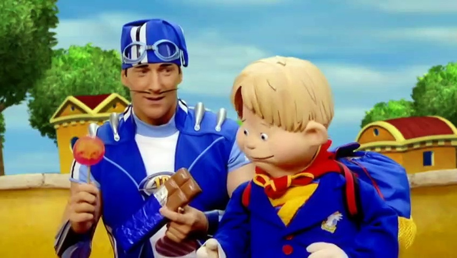 Lazy Town Robbie Rotten Goes To School