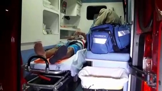 Após colisão com carro, ciclista fica ferido e Siate é mobilizado