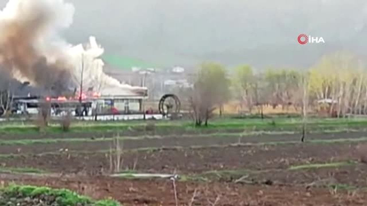 Alabalık Tesisi Yangında Kullanılamaz Hale Geldi