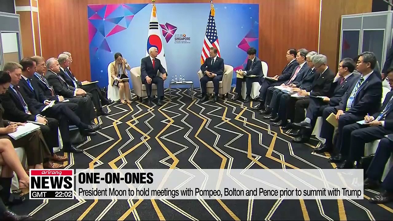 President Moon in Washington for Trump summit