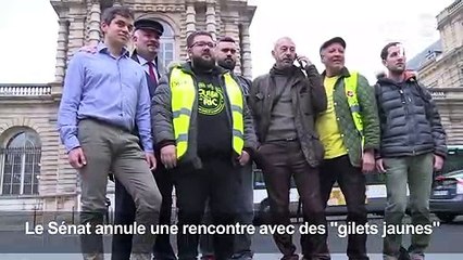 "Gilets jaunes": rencontre annulée au Sénat