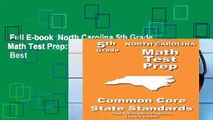 Full E-book  North Carolina 5th Grade Math Test Prep: Common Core Learning Standards  Best