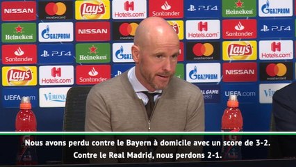 Quarts - ten Hag : "Il était important de ne pas perdre"