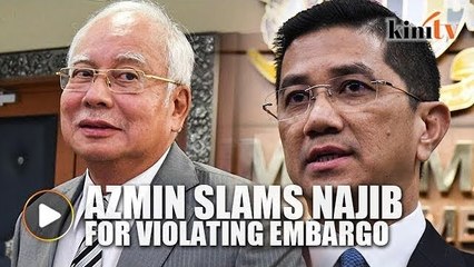 Azmin: How can a former PM do such a thing?