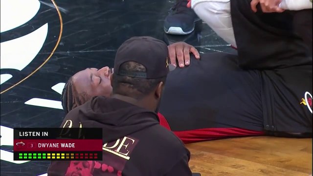 Dwyane Wade MIC' D UP at his FINAL GAME EVER! Heat vs Nets - April 11, 2019