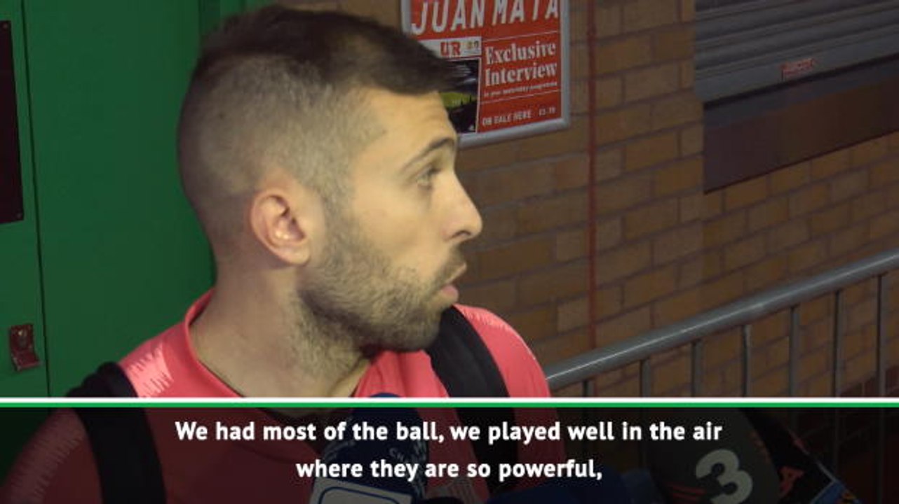 Alba confident of Barcelona going through after Old Trafford win