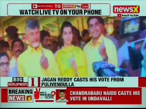 Lok Sabha Election 2019 Phase 1 Voting: Jagan Mohan Reddy on NewsX, Casts his vote in Pulivendula