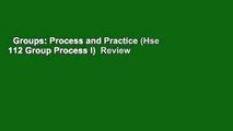 Groups: Process and Practice (Hse 112 Group Process I)  Review