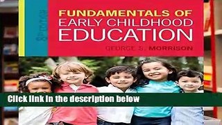 About For Books  Fundamentals of Early Childhood Education  For Kindle