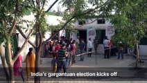 Voting begins in India's mega-election