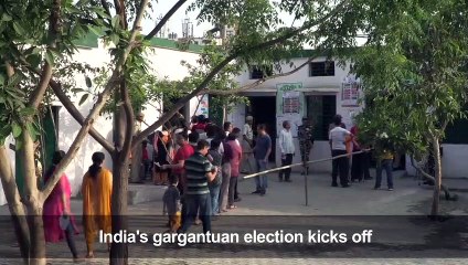 Voting begins in India's mega-election