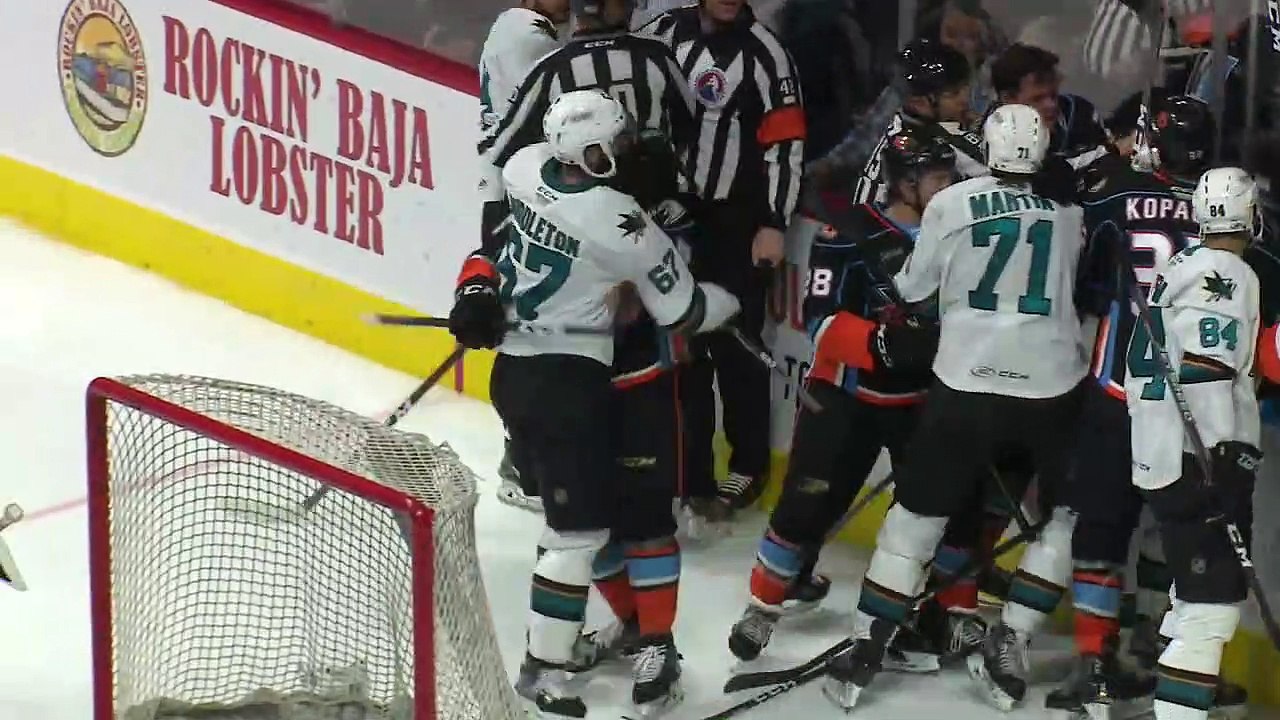 Final Highlights: San Diego Gulls 3, San Jose Barracuda 4