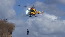 Un hélicoptère de la sécurité civile percute trois ligne de haute tension en Martinique