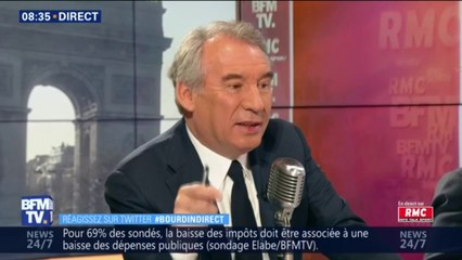 Brexit: François Bayrou se dit "très content" qu'Emmanuel Macron prenne "la tête des résistances à ce qui est une dérive"