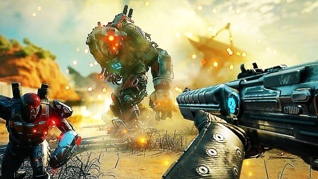 RAGE 2 Weapons and Abilities Gameplay