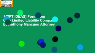 [GIFT IDEAS] Form Your Own Limited Liability Company by Anthony Mancuso Attorney