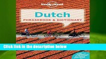 Lonely Planet Dutch Phrasebook   Dictionary