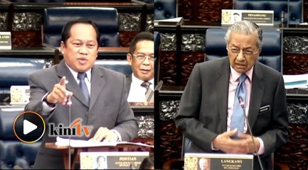 Dr M kagum cerita dongeng Ahmad Maslan ketika mencelah ucapan