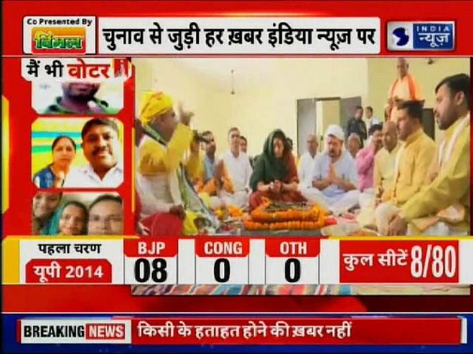Smriti Irani performs puja before filing Nomination for Amethi Lok Sabha seat स्मृति ईरानी, अमेठी