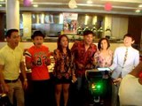 Jon Santos, Bo Cerrudo, and The Company sing their ♥ for Manila