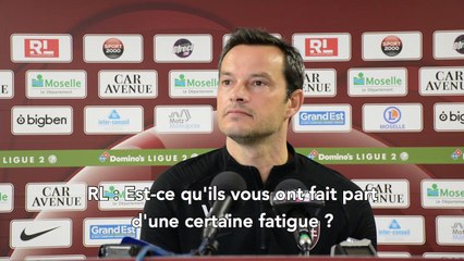 Metz - Châteauroux, la conférence d'avant-match