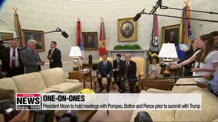 President Moon in Washington for Trump summit