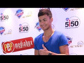 Matteo Guidicelli talks about getting fit for his upcoming triathlon