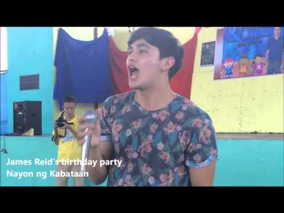 James Reid sings The Vamps'  "Oh Cecilia"