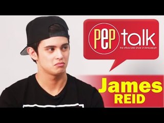 PEP TALK. James Reid has something to say about haters and it involves a peach