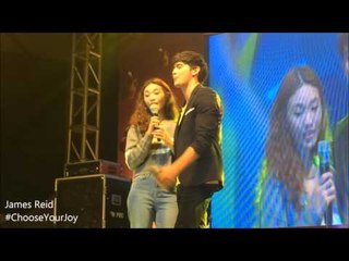 James Reid sings with lucky fan... kainggit!