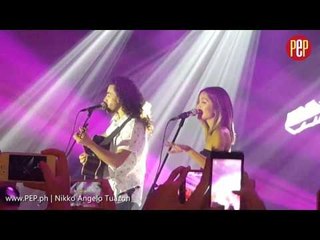 Us The Duo performing "No Matter Where You Are" live at Manila concert