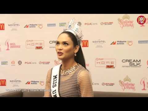 Pia Wurtzbach told Miss Universe people she'll wear clothes designed by Filipino designers