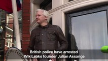 British police arrest WikiLeaks founder Julian Assange