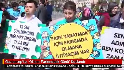 Gaziantep'te, 'Otizm Farkındalık Günü' Kutlandı