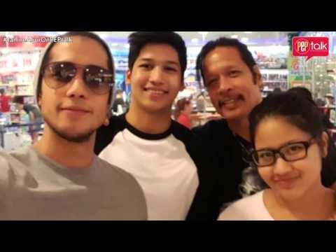 Janine Gutierrez and Aljur Abrenica on PEP TALK. Janine calls Aljur: Beterano.