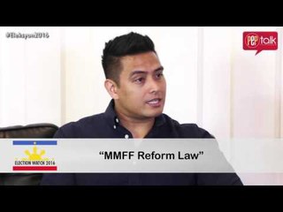 Alfred Vargas on PEP TALK. Unopposed