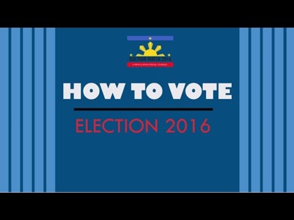 PEP PSA: How to vote on May 9