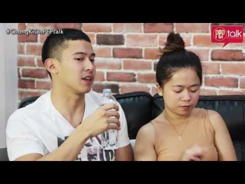 Enchong Dee and Kiray Celis on PEP TALK. TeamChongKi