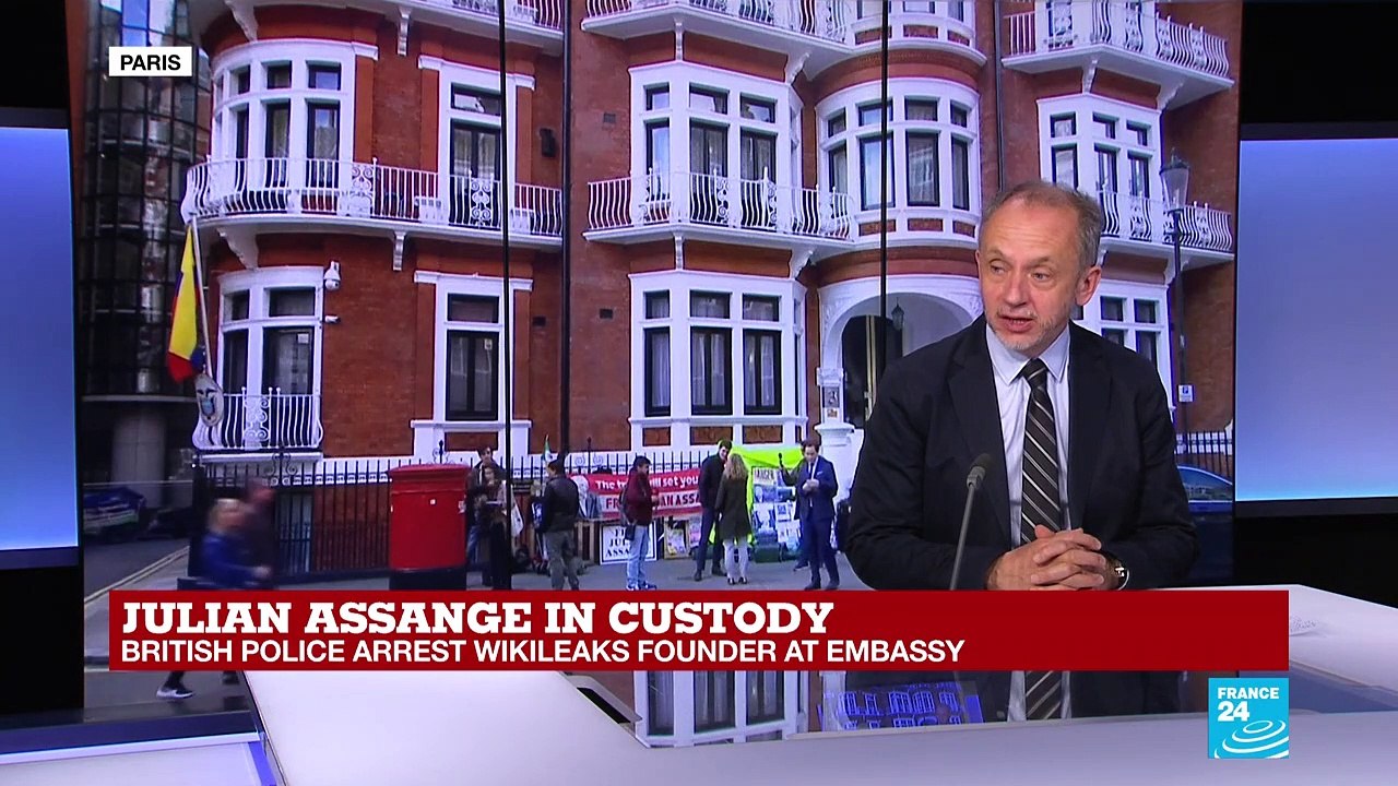 Julian Assange arrested from Ecuadorian embassy