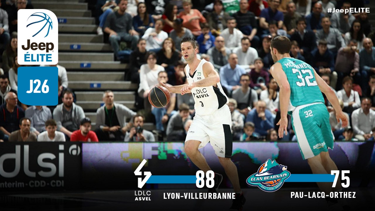 Jeep® ÉLITE : Lyon-Villeurbanne vs Pau-Lacq-Orthez (J26)
