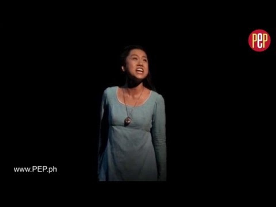 Rachelle Ann Go as Fantine in Les Miserables Manila run