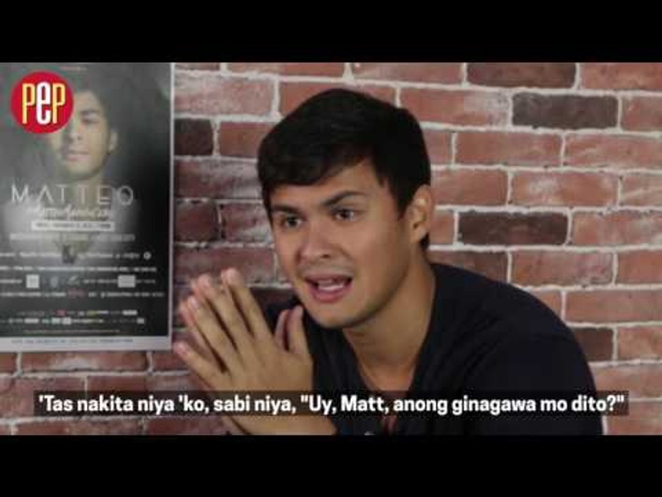 That time Matteo Guidicelli tried his "pa-macho...
