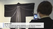 Spanish, Japanese artists use kimonos as canvases in new Tokyo exhibit