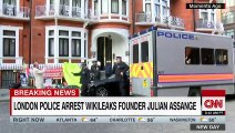 Le fondateur de Wikileaks, Julian Assange, a été arrêté dans l'ambassade d'Equateur à Londres