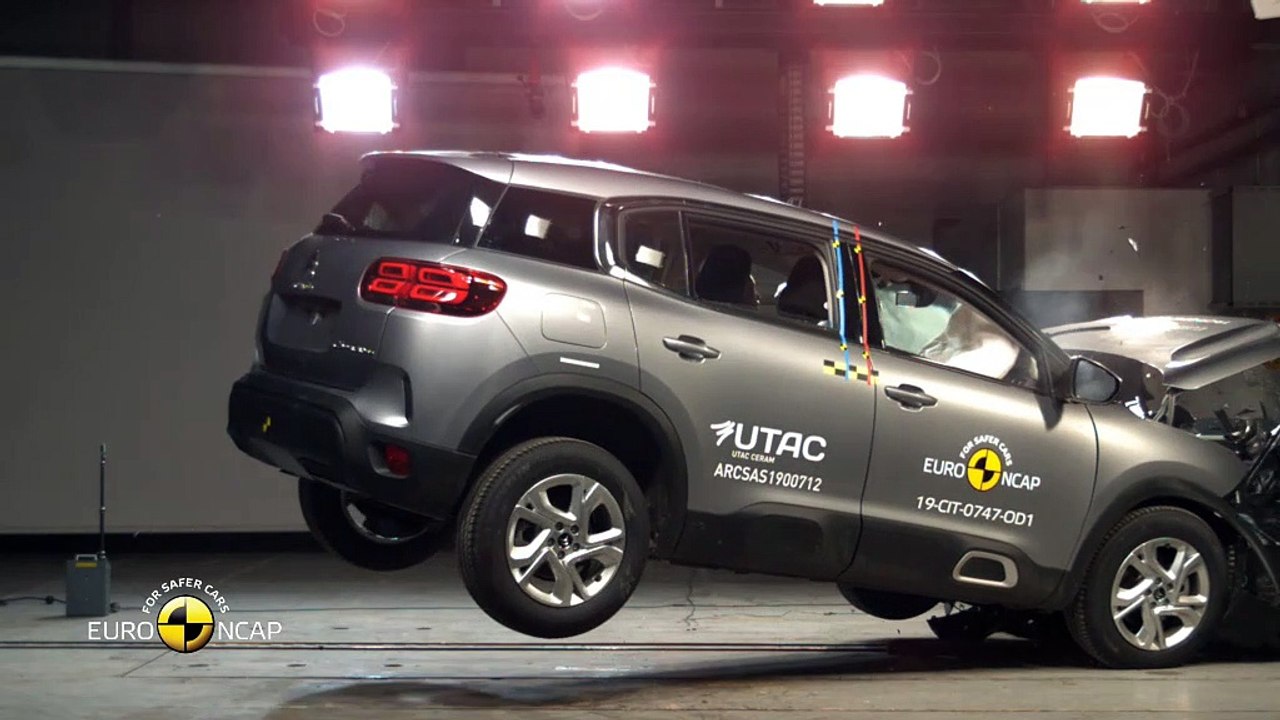 Le Citroën C5 Aircross obtient quatre étoiles aux crash-tests Euro NCAP