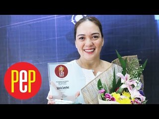 Sylvia Sanchez accepts PEP List Year 4 Teleserye Actress of the Year award