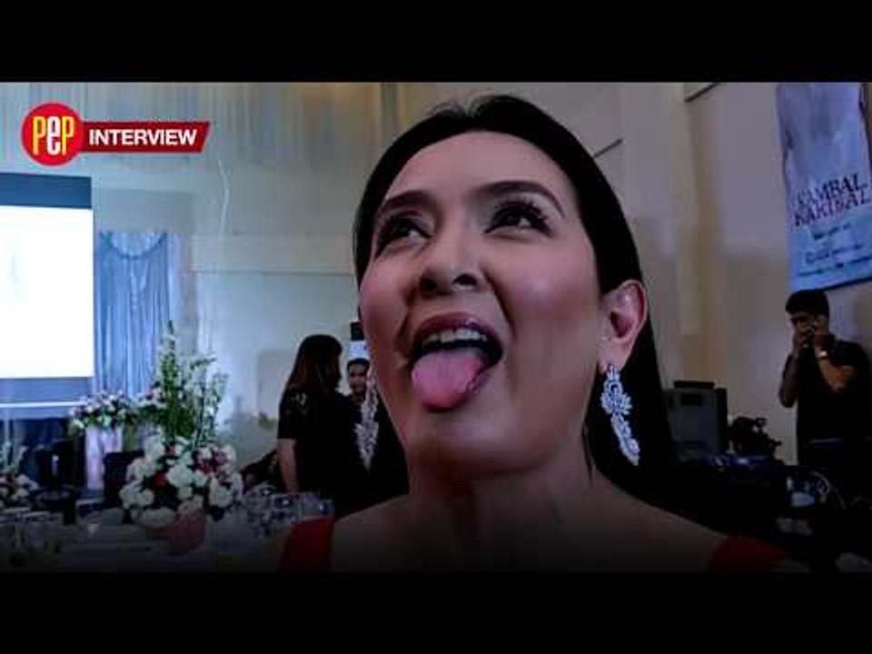 Jean Garcia gets tongue-tied when asked about her love life
