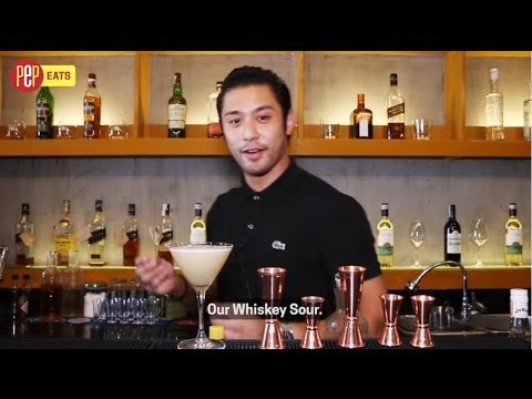 Rocco Nacino shows how to make Whiskey Sour at Yuan Asian Bistro | PEP EATS
