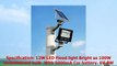 Outdoor Solar Light Waterproof IP67 BRLighting LED Flood Light with Smart Remote Solar