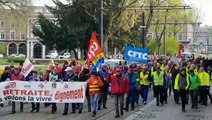 Pouvoir d'achat des retraités: 350 manifestants à Mulhouse